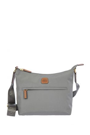 5056 Bric's X-Bag Omuz Çantası 25x21,5x13 cm Grey/Cloud - 517