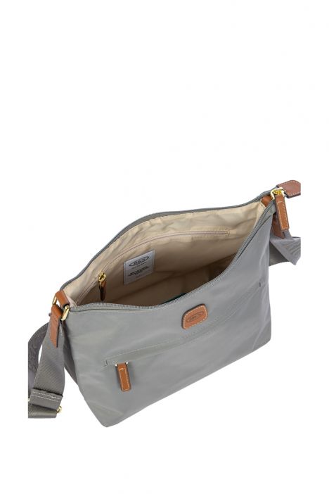 5056 Bric's X-Bag Omuz Çantası 25x21,5x13 cm Grey/Cloud - 517