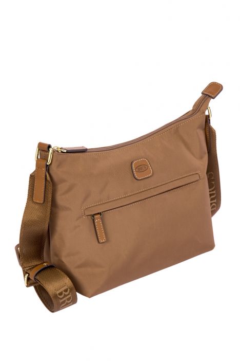 5056 Bric's X-Bag Omuz Çantası 25x21,5x13 cm Kahve/Brownie - 865