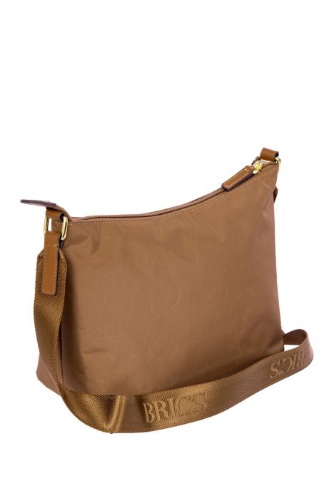 5056 Bric's X-Bag Omuz Çantası 25x21,5x13 cm Kahve/Brownie - 865