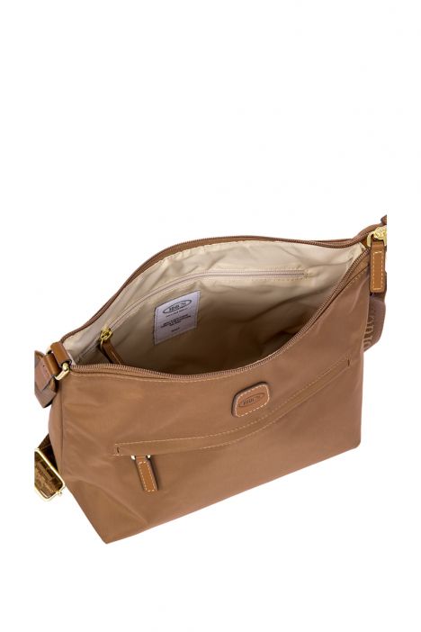 5056 Bric's X-Bag Omuz Çantası 25x21,5x13 cm Kahve/Brownie - 865