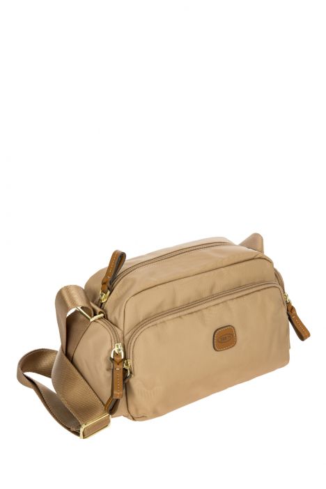 5057 Bric's X-Bag Omuz Çantası 30x17x12 cm Cappuccino - 786