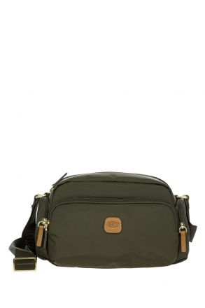 5057 Bric's X-Bag Omuz Çantası 30x17x12 cm Olive - 078