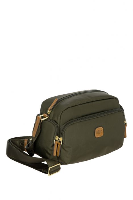 5057 Bric's X-Bag Omuz Çantası 30x17x12 cm Olive - 078