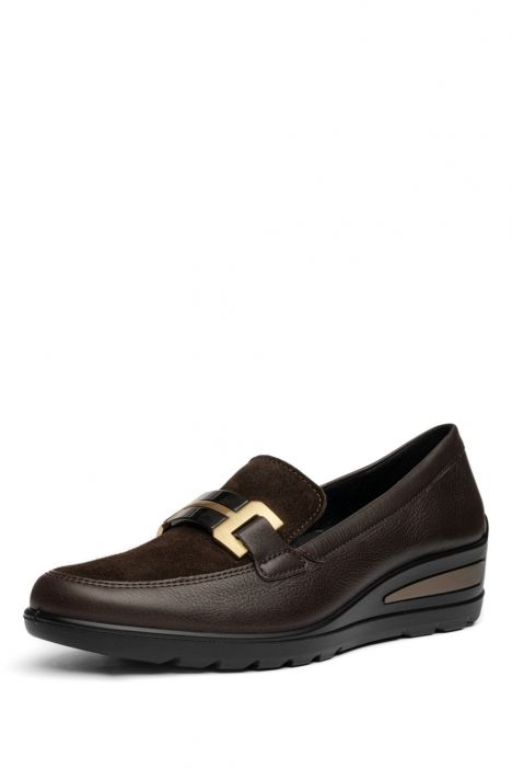 50609 Ara Shoes Zürich Kadın Dolgu Topuklu Ayakkabı 3.5-8.5 13 CLUBCALF,KALBVELOUR , CACAO,MORO