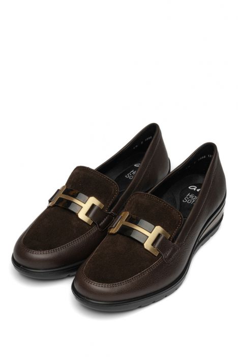 50609 Ara Shoes Zürich Kadın Dolgu Topuklu Ayakkabı 3.5-8.5 13 CLUBCALF,KALBVELOUR , CACAO,MORO