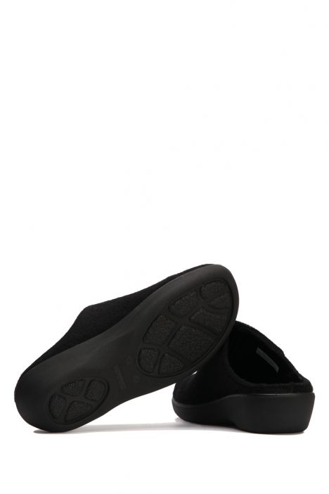 5061 Berkemann Teresa Kadın Anatomik Keçe Terlik 3.0-7.5 Schwarz/Filz - 958