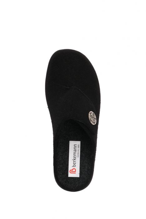 5061 Berkemann Teresa Kadın Anatomik Keçe Terlik 3.0-7.5 Schwarz/Filz - 958