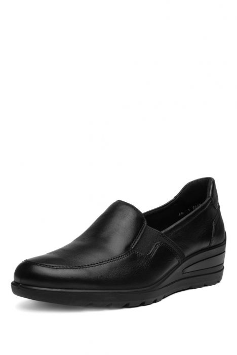 50613 Ara Shoes Zürich Kadın Dolgu Topuklu Ayakkabı 3.0-8.0 10 CLUBCALF,CRUNCH-MET , BLACK