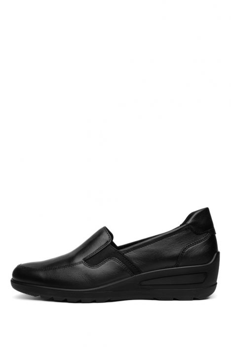 50613 Ara Shoes Zürich Kadın Dolgu Topuklu Ayakkabı 3.0-8.0 10 CLUBCALF,CRUNCH-MET , BLACK