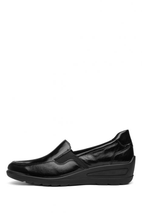 50613 Ara Shoes Zürich Kadın Dolgu Topuklu Ayakkabı 3.0-8.0 01 CRUNCHL , BLACK