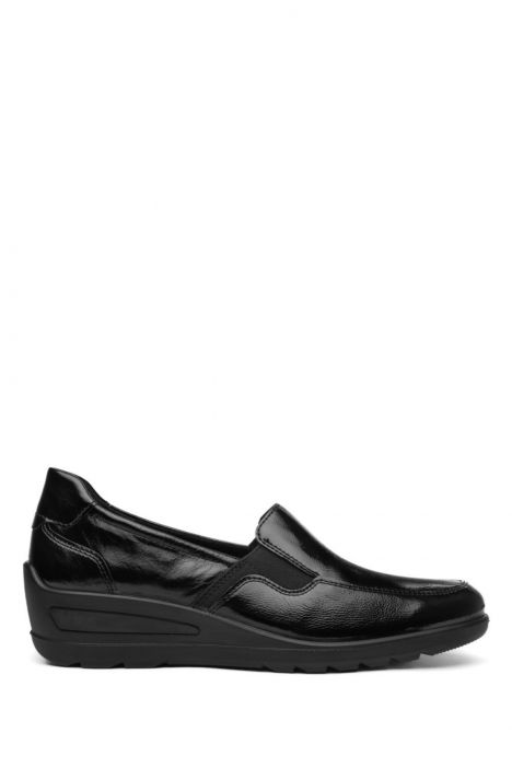 50613 Ara Shoes Zürich Kadın Dolgu Topuklu Ayakkabı 3.0-8.0 01 CRUNCHL , BLACK