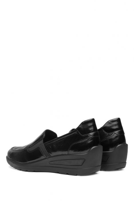 50613 Ara Shoes Zürich Kadın Dolgu Topuklu Ayakkabı 3.0-8.0 01 CRUNCHL , BLACK
