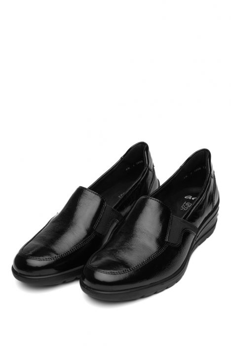 50613 Ara Shoes Zürich Kadın Dolgu Topuklu Ayakkabı 3.0-8.0 01 CRUNCHL , BLACK