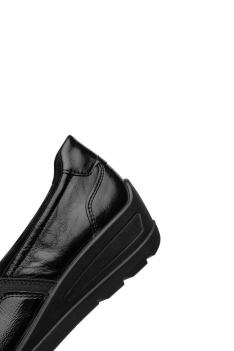 50613 Ara Shoes Zürich Kadın Dolgu Topuklu Ayakkabı 3.0-8.0 01 CRUNCHL , BLACK
