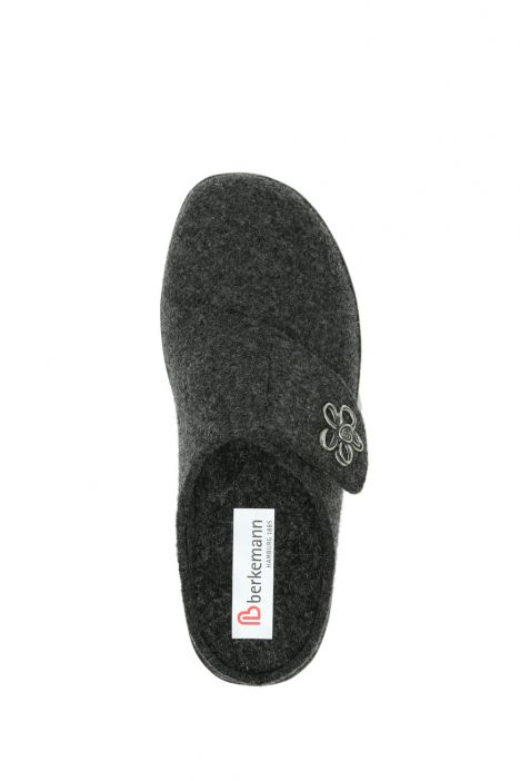 5061 Berkemann Teresa Kadın Anatomik Keçe Terlik 3.0-7.5 Smoke Filz - 698