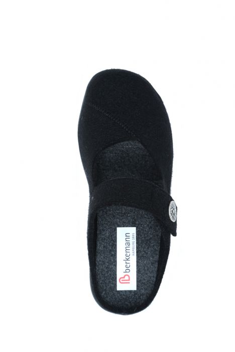 5062 Berkemann Palina Kadın Anatomik Keçe Terlik 3.0-8.5 Schwarz/Filz - 958