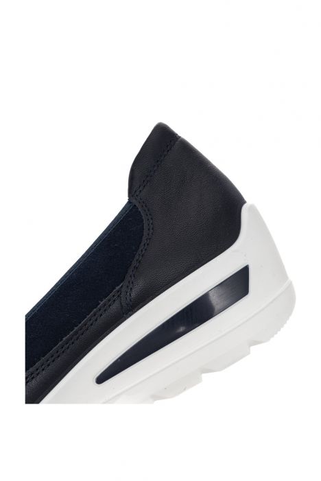 50664 Ara Shoes Zürich Kadın Dolgu Topuklu Ayakkabı 3.5-8.5 02 FIRENZECALF,SAMTCHEVRO , BLAU