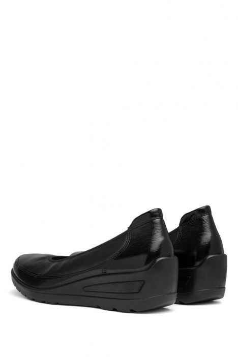 50664 Ara Shoes Zürich Kadın Dolgu Topuklu Ayakkabı 3-8.5 21 CRUNCHLACK,CLUBCALF , BLACK