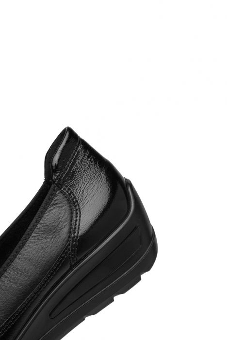 50664 Ara Shoes Zürich Kadın Dolgu Topuklu Ayakkabı 3-8.5 21 CRUNCHLACK,CLUBCALF , BLACK