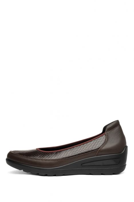 50664 Ara Shoes Zürich Kadın Dolgu Topuklu Ayakkabı 3-8.5 17 CLUBCALF,SNAKE-MULTI , CACAO,CAFFEE
