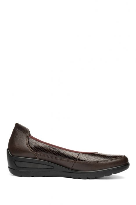 50664 Ara Shoes Zürich Kadın Dolgu Topuklu Ayakkabı 3-8.5 17 CLUBCALF,SNAKE-MULTI , CACAO,CAFFEE