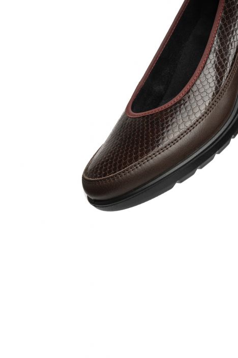 50664 Ara Shoes Zürich Kadın Dolgu Topuklu Ayakkabı 3-8.5 17 CLUBCALF,SNAKE-MULTI , CACAO,CAFFEE
