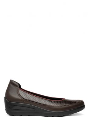 50664 Ara Shoes Zürich Kadın Dolgu Topuklu Ayakkabı 3-8.5 17 CLUBCALF,SNAKE-MULTI , CACAO,CAFFEE