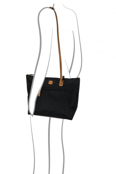5070 Bric's X-Bag Omuz Çantası 35x34x15 cm Siyah / Black
