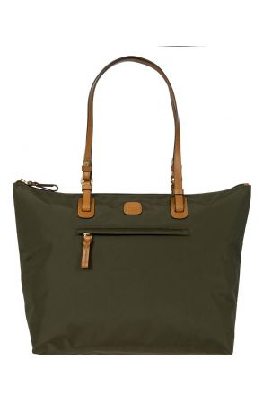 5070 Bric's X-Bag Omuz Çantası 35x34x15 cm Yeşil / Olive