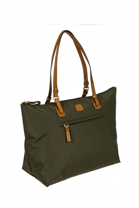 5070 Bric's X-Bag Omuz Çantası 35x34x15 cm Yeşil / Olive