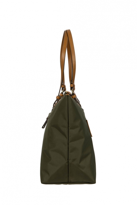 5070 Bric's X-Bag Omuz Çantası 35x34x15 cm Yeşil / Olive