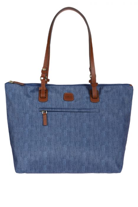 5070 Bric's X-Bag Omuz Çantası 35x34x15 cm Kot/Jeans - 447
