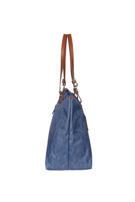 5070 Bric's X-Bag Omuz Çantası 35x34x15 cm Kot/Jeans - 447
