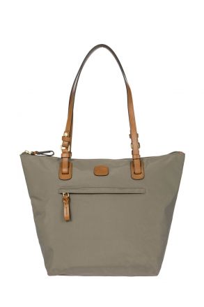 5071 Bric's X-Bag Omuz Çantası 26x27x15 cm Dove Gri / Dove Grey