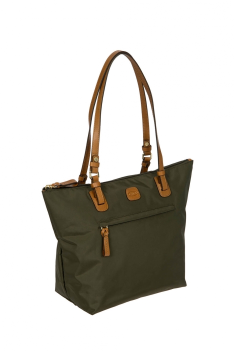 5071 Bric's X-Bag Omuz Çantası 26x27x15 cm Yeşil / Olive