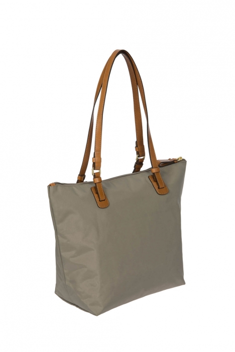 5071 Bric's X-Bag Omuz Çantası 26x27x15 cm Dove Gri / Dove Grey