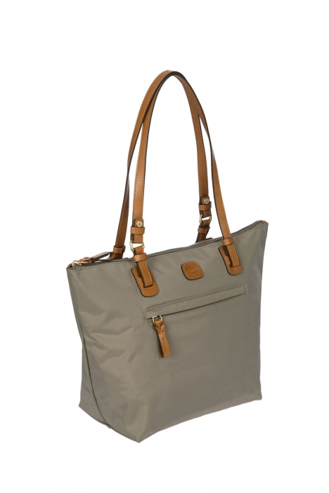 5071 Bric's X-Bag Omuz Çantası 26x27x15 cm Dove Gri / Dove Grey
