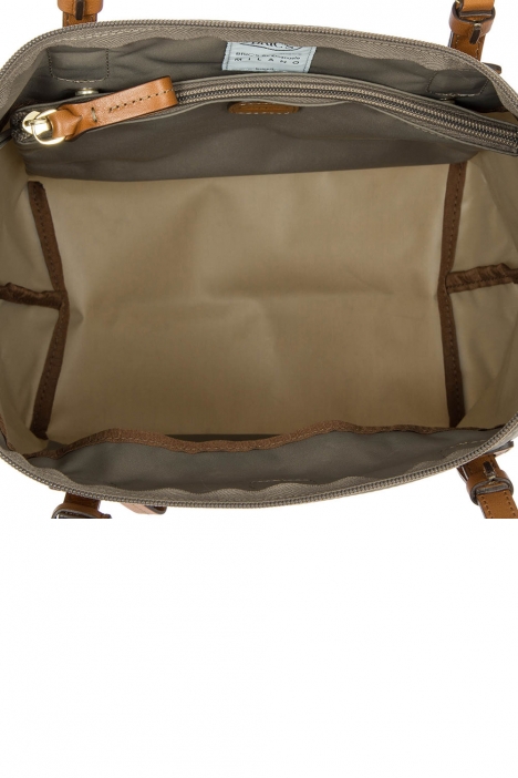 5071 Bric's X-Bag Omuz Çantası 26x27x15 cm Dove Gri / Dove Grey