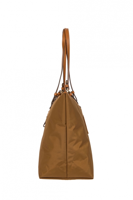 5071 Bric's X-Bag Omuz Çantası 26x27x15 cm Taba / Leather