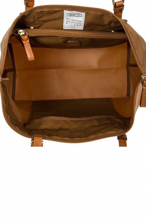 5071 Bric's X-Bag Omuz Çantası 26x27x15 cm Taba / Leather