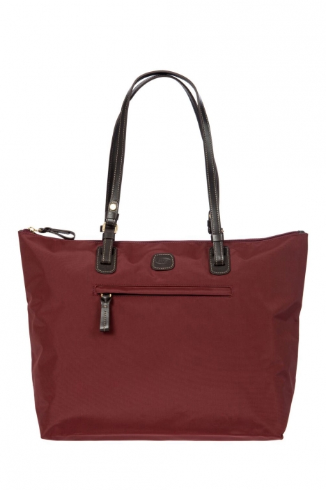 5071 Bric's X-Bag Omuz Çantası 26x27x15 cm Bordo / Bordeaux