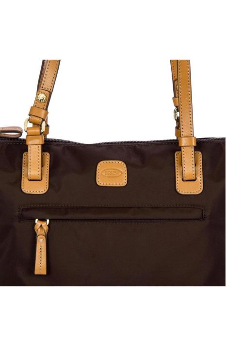 5071 Bric's X-Bag Omuz Çantası 26x27x15 cm MOCCA - KAHVE TONU