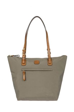 5071 Bric's X-Bag Omuz Çantası 26x27x15 cm Dove Gri / Dove Grey