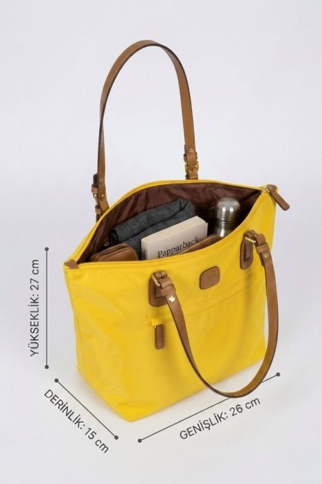 5071 Bric's X-Bag Omuz Çantası 26x27x15 cm Sarı/Honey-227