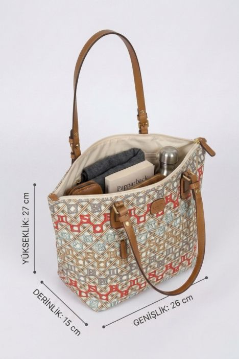 5071 Bric's X-Bag Omuz Çantası 26x27x15 cm Makrome/Macramè-964