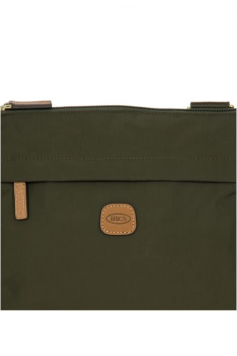 5081 Bric's X-Bag Postacı Çantası 26x25x2,5/6 cm Yeşil/Olive - 78