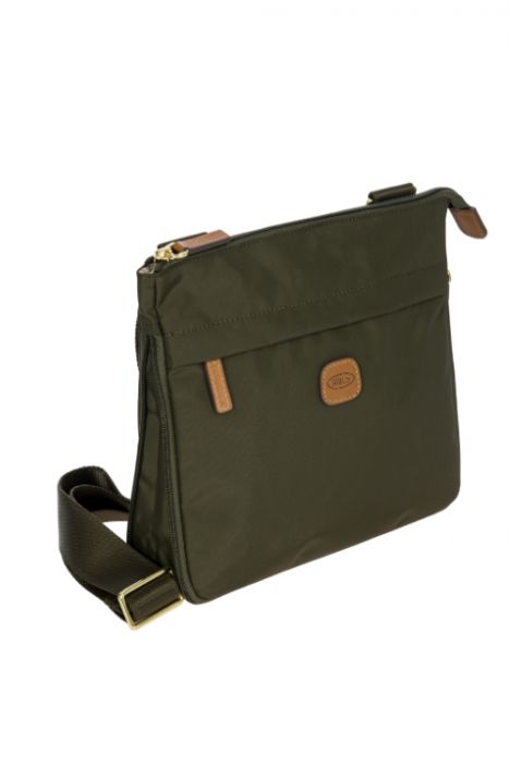 5081 Bric's X-Bag Postacı Çantası 26x25x2,5/6 cm Yeşil/Olive - 78