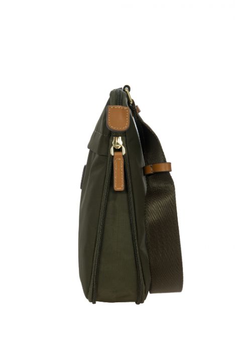 5081 Bric's X-Bag Postacı Çantası 26x25x2,5/6 cm Yeşil/Olive - 78