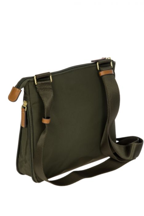 5081 Bric's X-Bag Postacı Çantası 26x25x2,5/6 cm Yeşil/Olive - 78